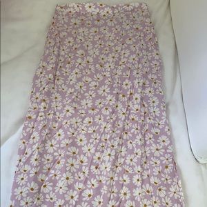 cotton on floral maxi skirt